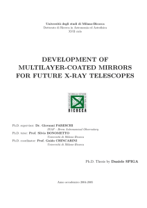 development of multilayer-coated mirrors for future x