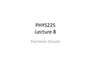 PHYS225 Lecture 8