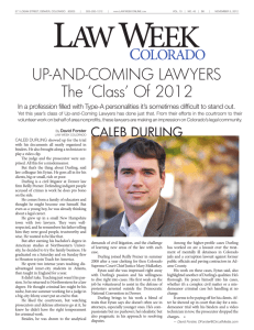 Law Week Colorado Article