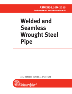 Welded and Seamless Wrought Steel Pipe