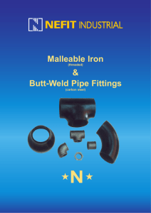 Malleable Iron & Butt-Weld Pipe Fittings