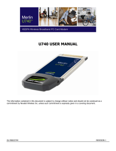 User Guide - Novatel Wireless