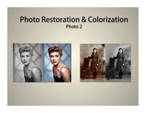 Photo Restoration & Colorization