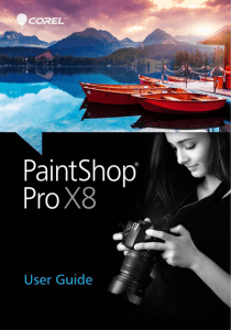 Corel PaintShop Pro X8 User Guide