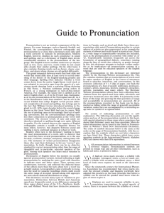 Guide to Pronunciation - Merriam