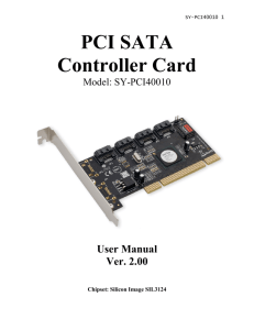 PCI SATA Controller Card