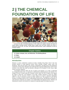 2 | the chemical foundation of life