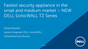 NEW DELL SonicWALL TZ Series