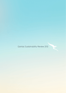 Qantas Sustainability Review 2012