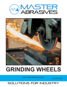 GRINDING WHEELS - Master Abrasives