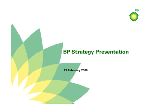 2008 Strategy Presentation