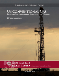 Unconventional Gas: Lessons Learned from Around the World