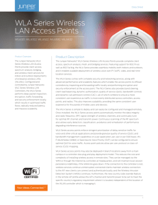 WLA Series Wireless LAN Access Points