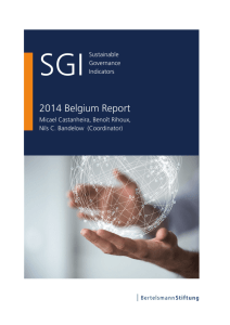 2014 Belgium Country Report | SGI Sustainable Governance