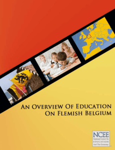 Overview of Education On Flemish Belgium