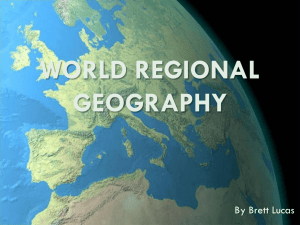 world regional geography - Brett's Geography Portal