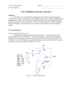 Lab 6: Building a Function Generator