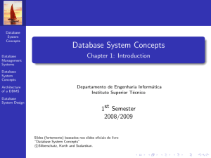 Database System Concepts