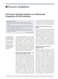 AAP Issues Updated Guidance on Palivizumab Prophylaxis for RSV