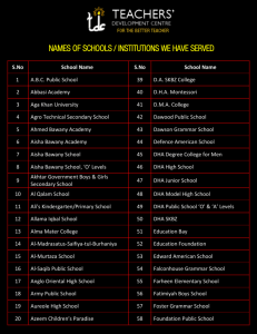 Names Of Schools We Have Served. Click here