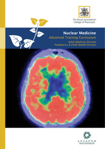 Nuclear Medicine Advanced Training Curriculum (PDF 1629 KB)