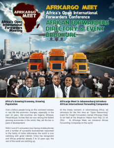 the african forwarders directory now!