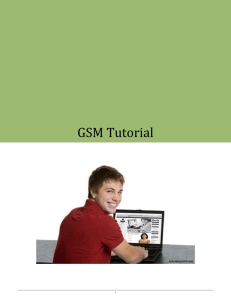 GSM Tutorial (PDF Version)