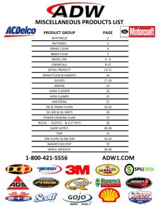 Misc Inventory List PDF - 800-421-5556