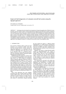 Improved fault diagnostics of a dynamic aircraft fuel system using the