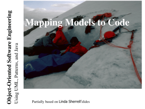 Mapping Models to Code