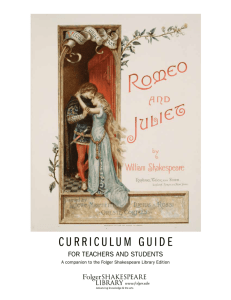 Curriculum Guide to Romeo and Juliet