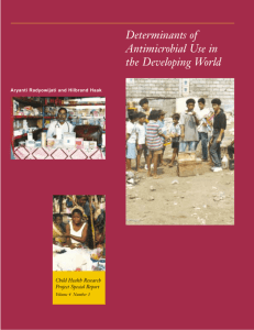 Determinants of Antimicrobial Use in the Developing World