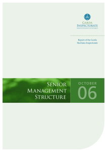 Senior Management Structure