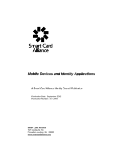 Mobile Devices and Identity Applications