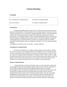 Chemical Bonding