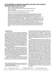 On the fallibility of variational calculations: Ab initio versus empirical