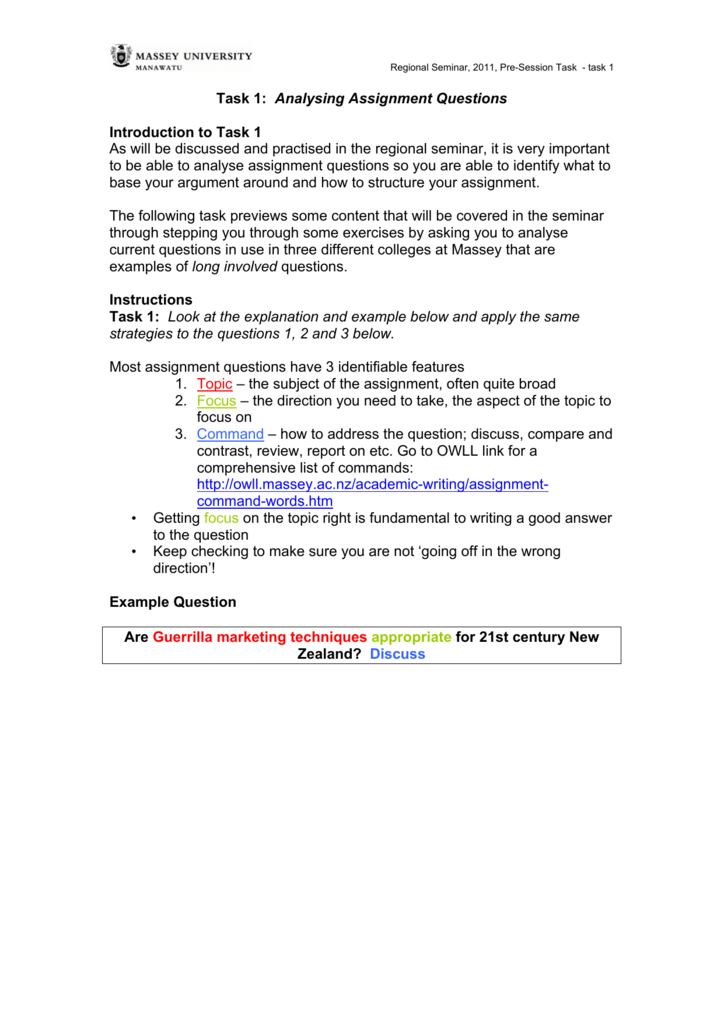 assignment 1 2 introduction to terminology review