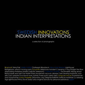 swedish innovations indian interpretations