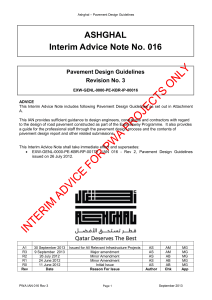 PWA IAN 016 Rev A1 - Pavement Design Guidelines