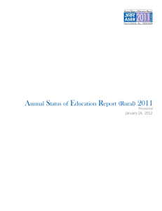 Annual Status of Education Report 2011