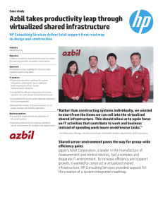 HP Consulting Services Solution | IT case study | Azbil Corporation