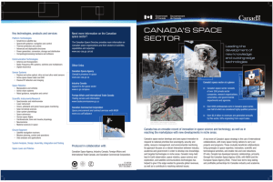 canada's space sector