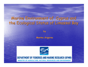 Marine Environment of Cyprus and the Ecological Status of Limassol