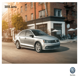 2015 Jetta Brochure - Volkswagen of America