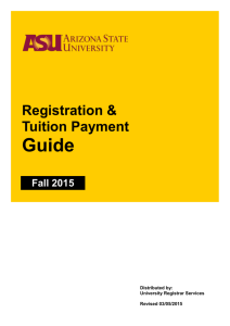 Registration & Tuition Payment - ASU Students Site