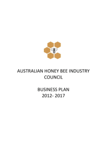 australian honey bee industry council business plan 2012