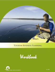 Tourism Business Planning - Industry, Tourism & Investment