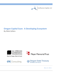 Oregon Capital Scan: A Developing Ecosystem