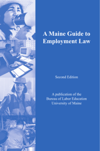 A Maine Guide to Employment Law