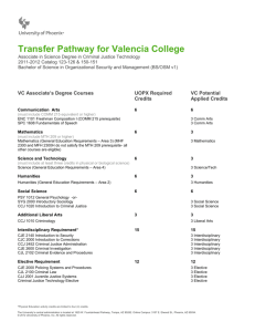 Transfer Pathway for Valencia College